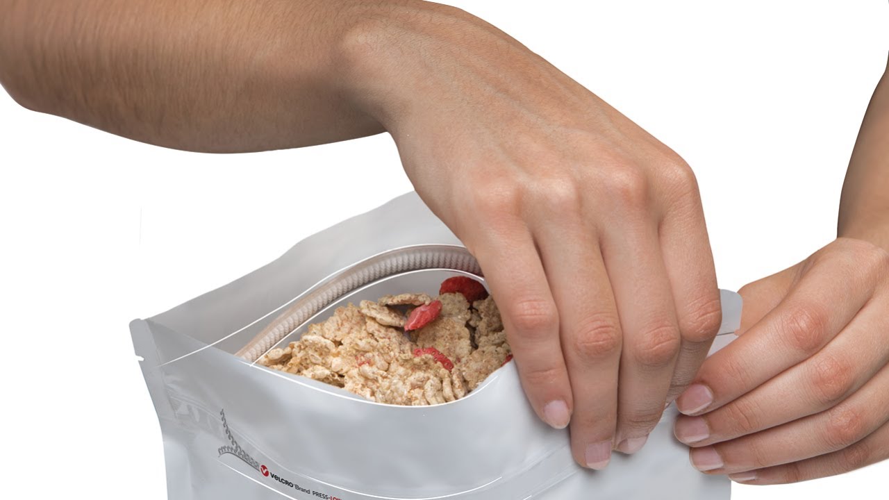 VELCRO® Brand PRESS-LOK® Closures for Flexible Packaging | VELCRO® Brand