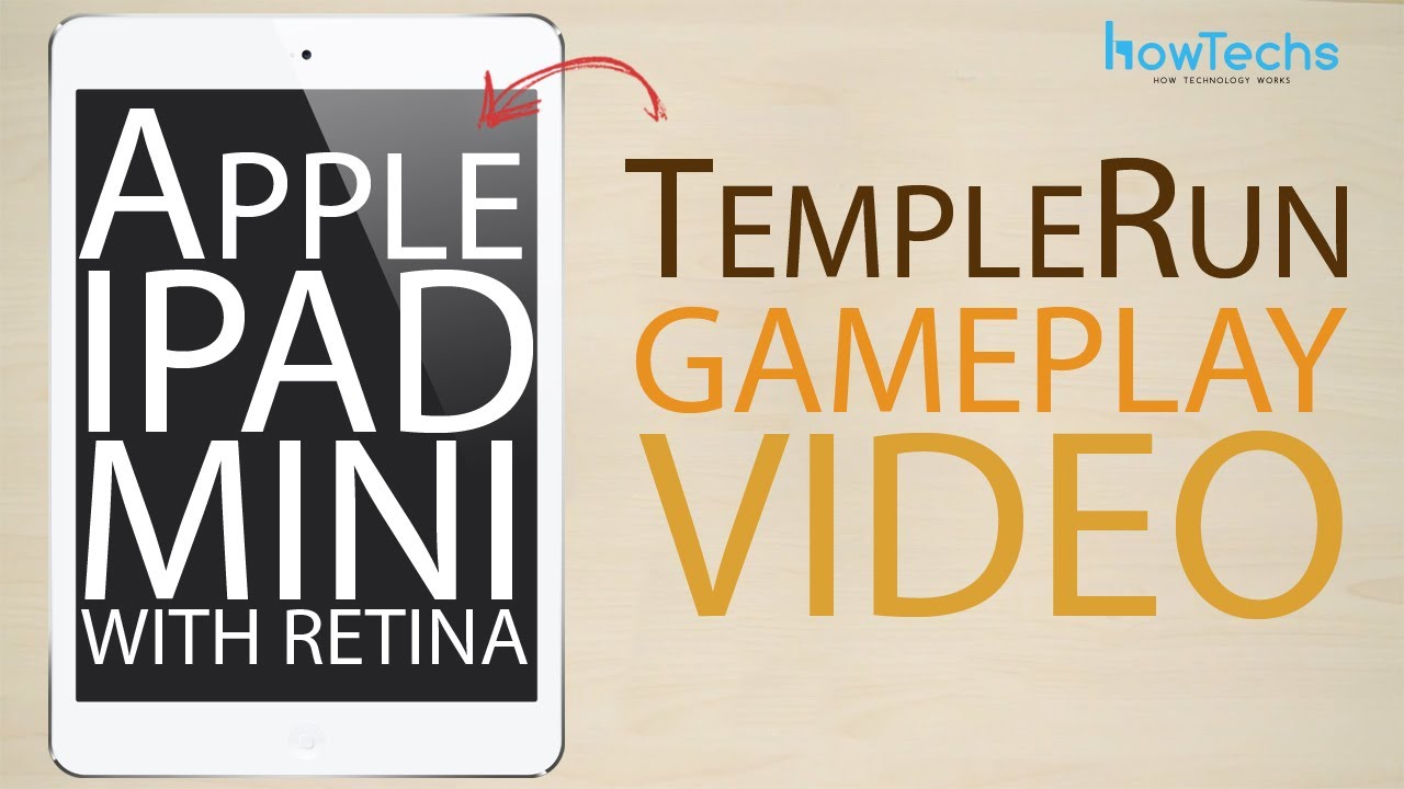 Apple iPad mini Retina - Temple Run 2 game play video