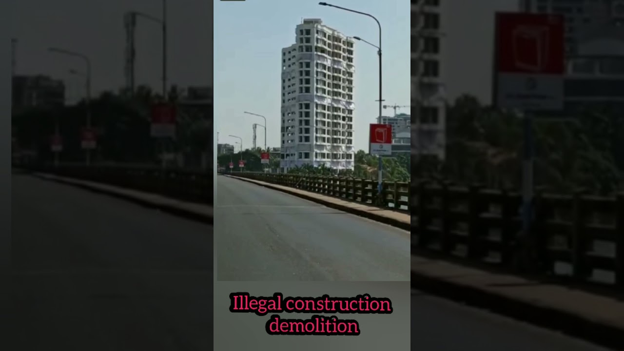 illegal construction demolition 😯 Mumbai 😯