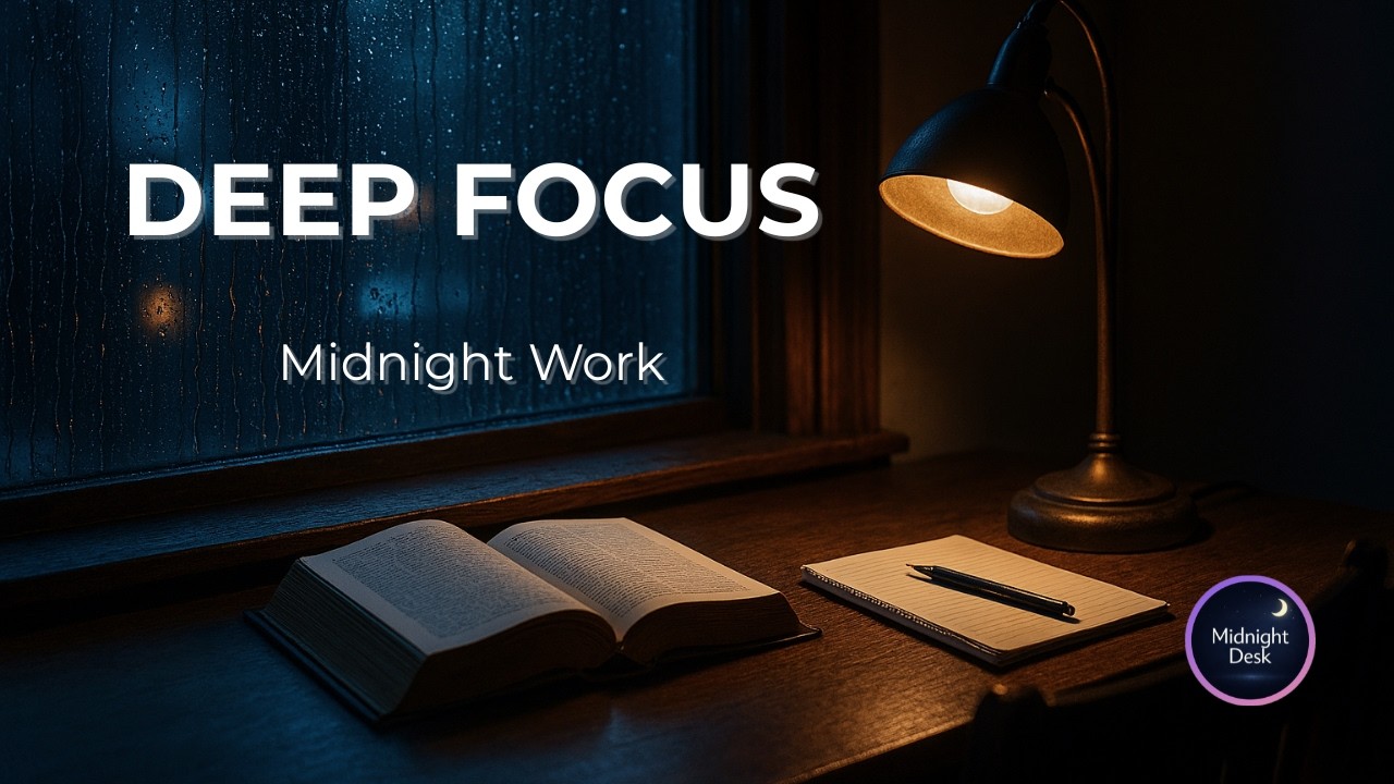 【Deep Focus Ambient】Rainy Study：雨音と勉強 ｜ 誰にも邪魔されない孤独な時間、深い学びへ溶け込む作業用BGM [Vol.88]