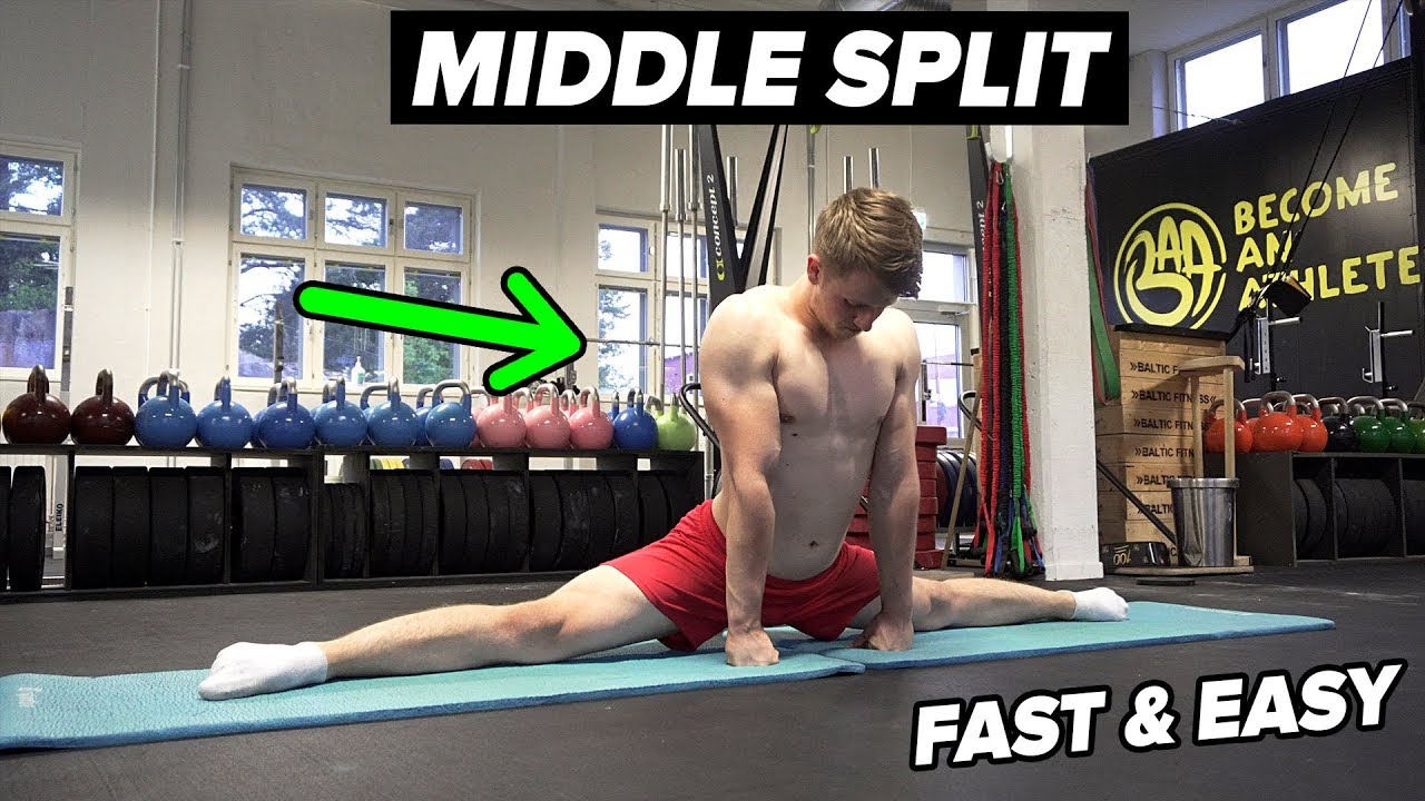 How to get your middle split - Easy & Effective exercise!!