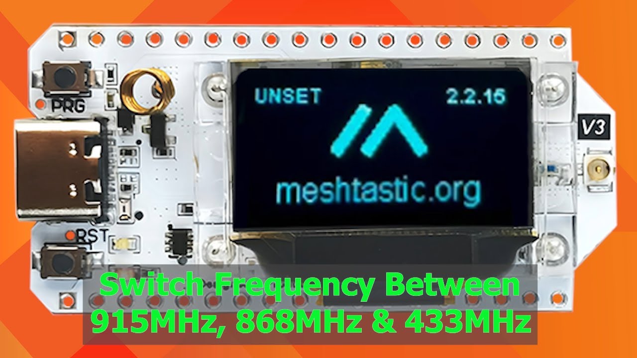 Устройства Meshtastic Sub-GHz Tri-Band: 915 МГц, 868 МГц и 433 МГц | Technology Master