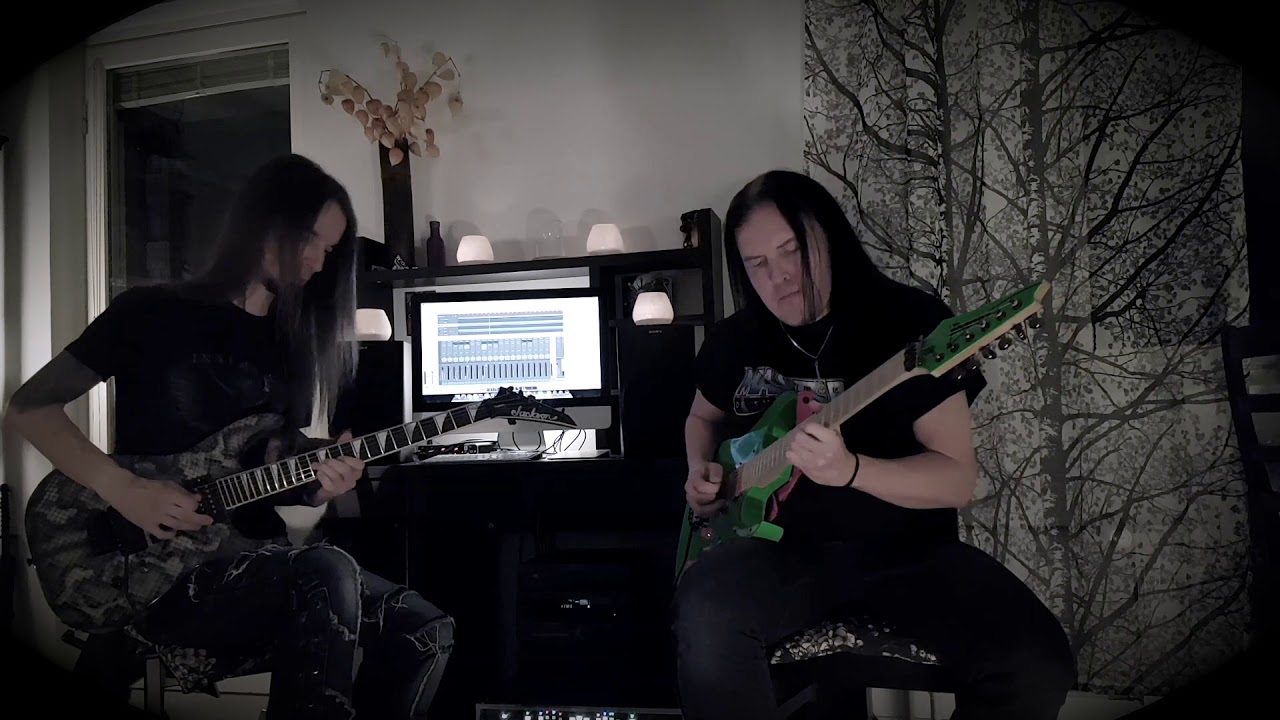 Kimmo Korhonen Iron Maiden - Deja Vu guitar cover (feat. Kasperi Heikkinen)
