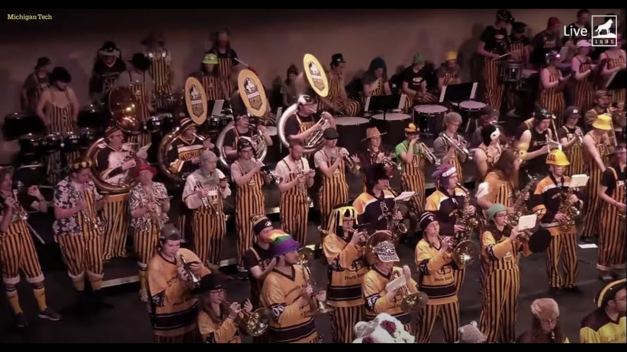 Michigan Tech Huskies Pep Band | Stripes and Stripes Forever!