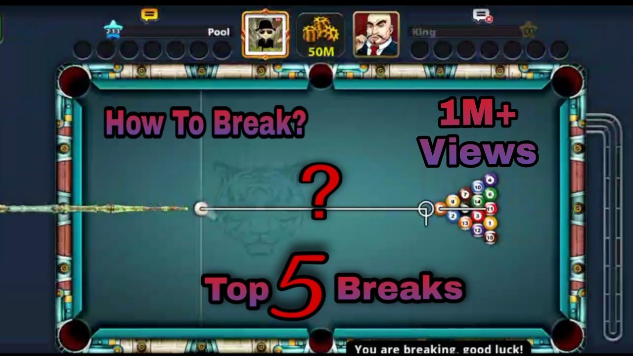 How to break in 8 ball pool | top 5 breaks