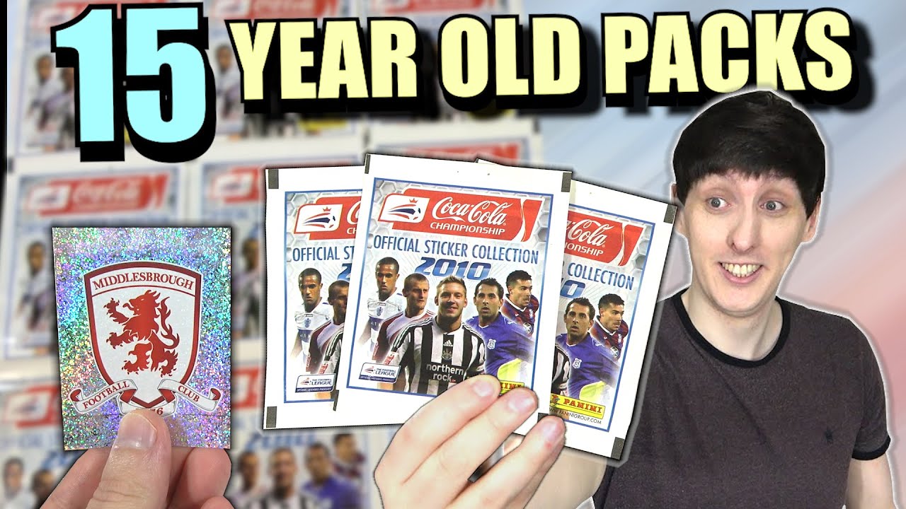 PANINI EFL Championship 2010 Football Sticker Packs Opening | Vintage 15 Year Old Packs