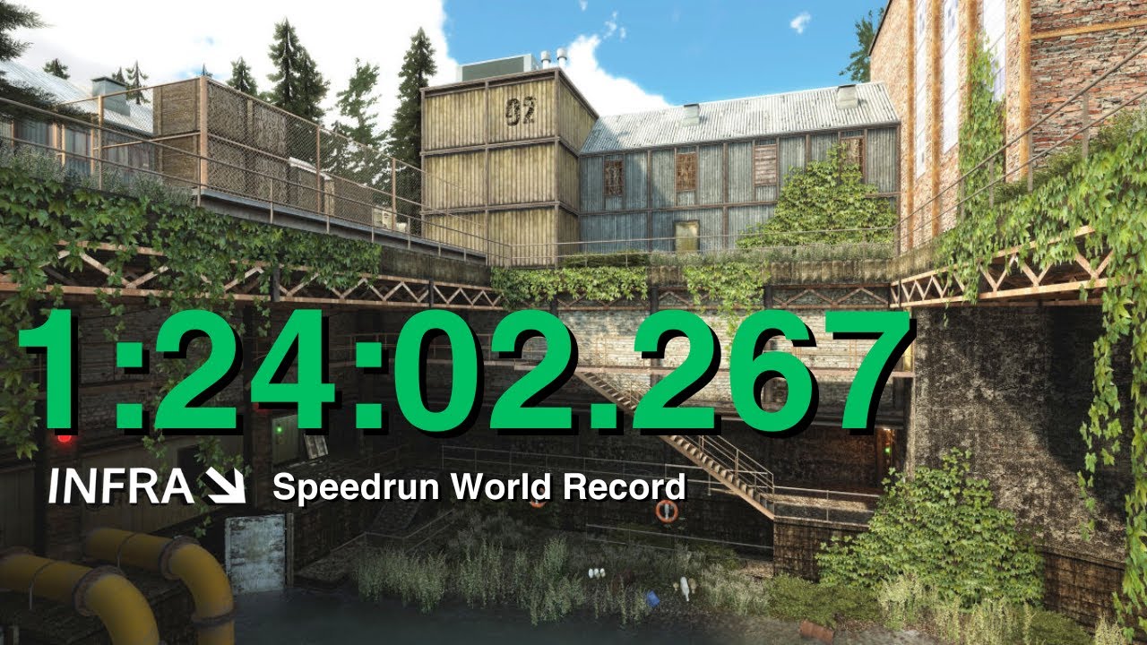 INFRA Speedrun Old World Record done in 1:24:02.267