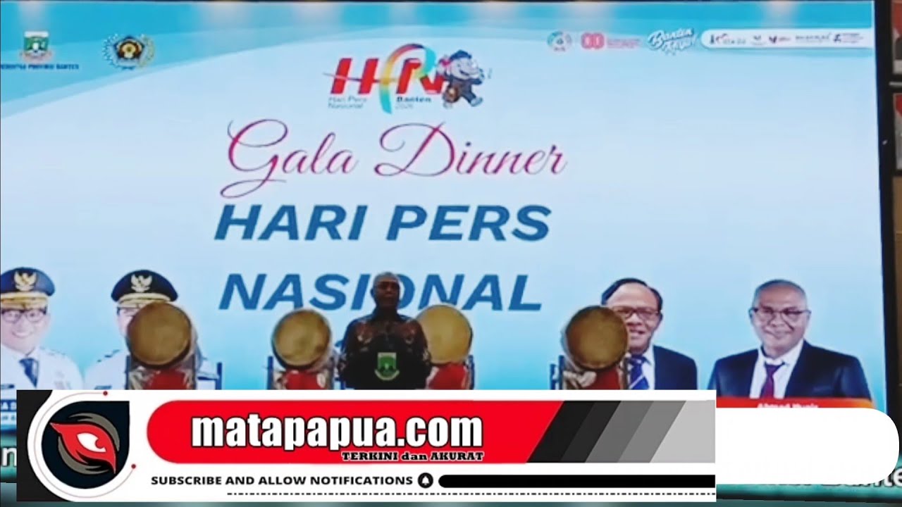Pemerintah Provinsi Banten Sambut Hangat Peserta Hari Pers Nasional Dalam Gala Dinner
