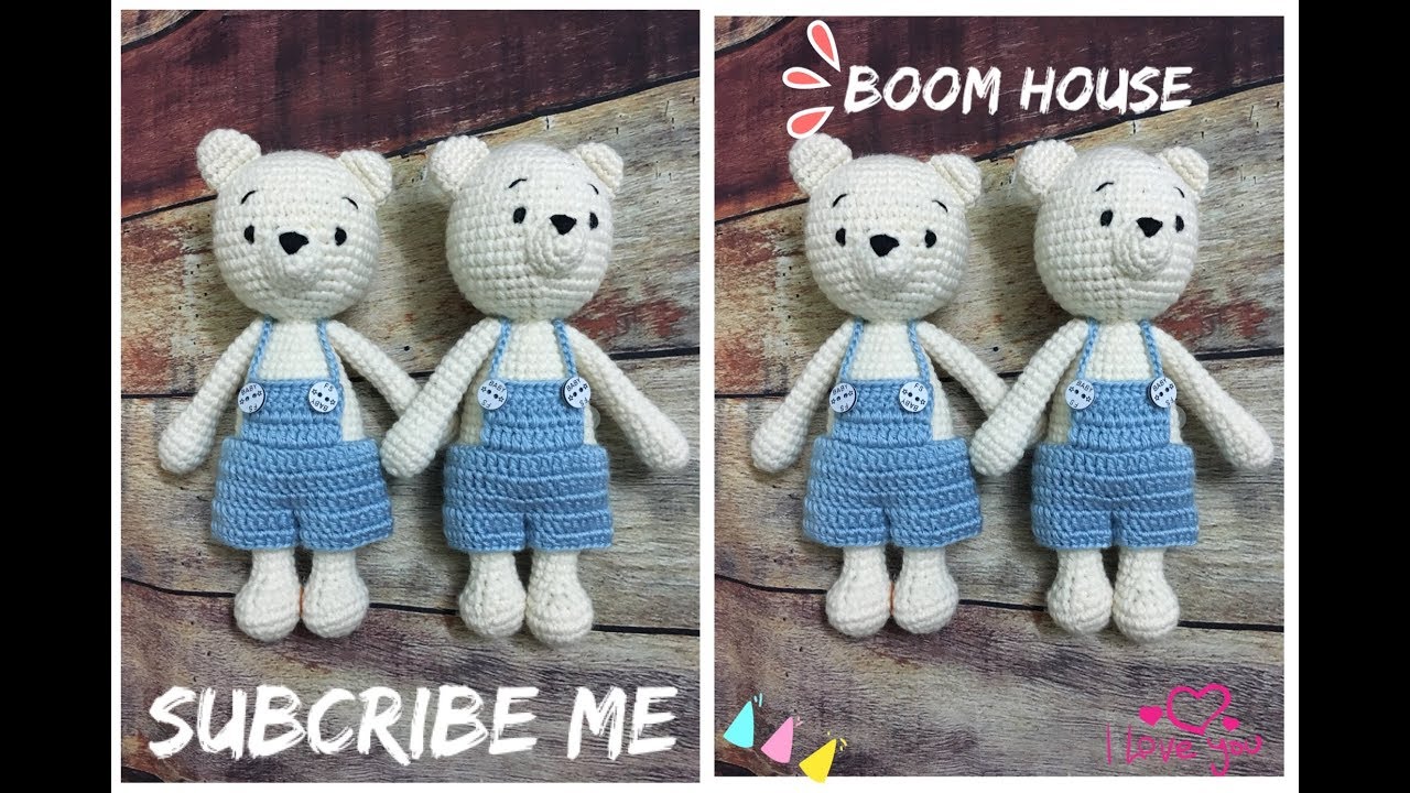 Crochet Tutorial l Hướng dẫn móc quần yếm | Boom House