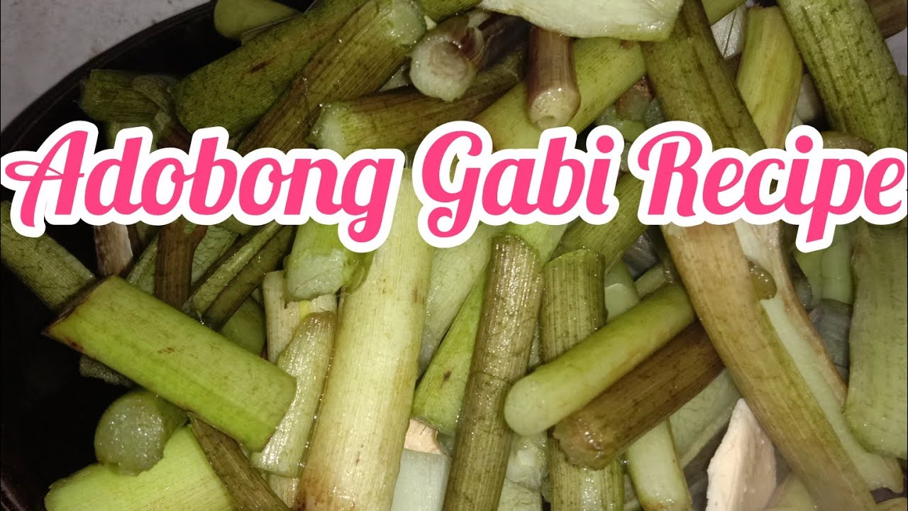 Adobong Gabi Recipe