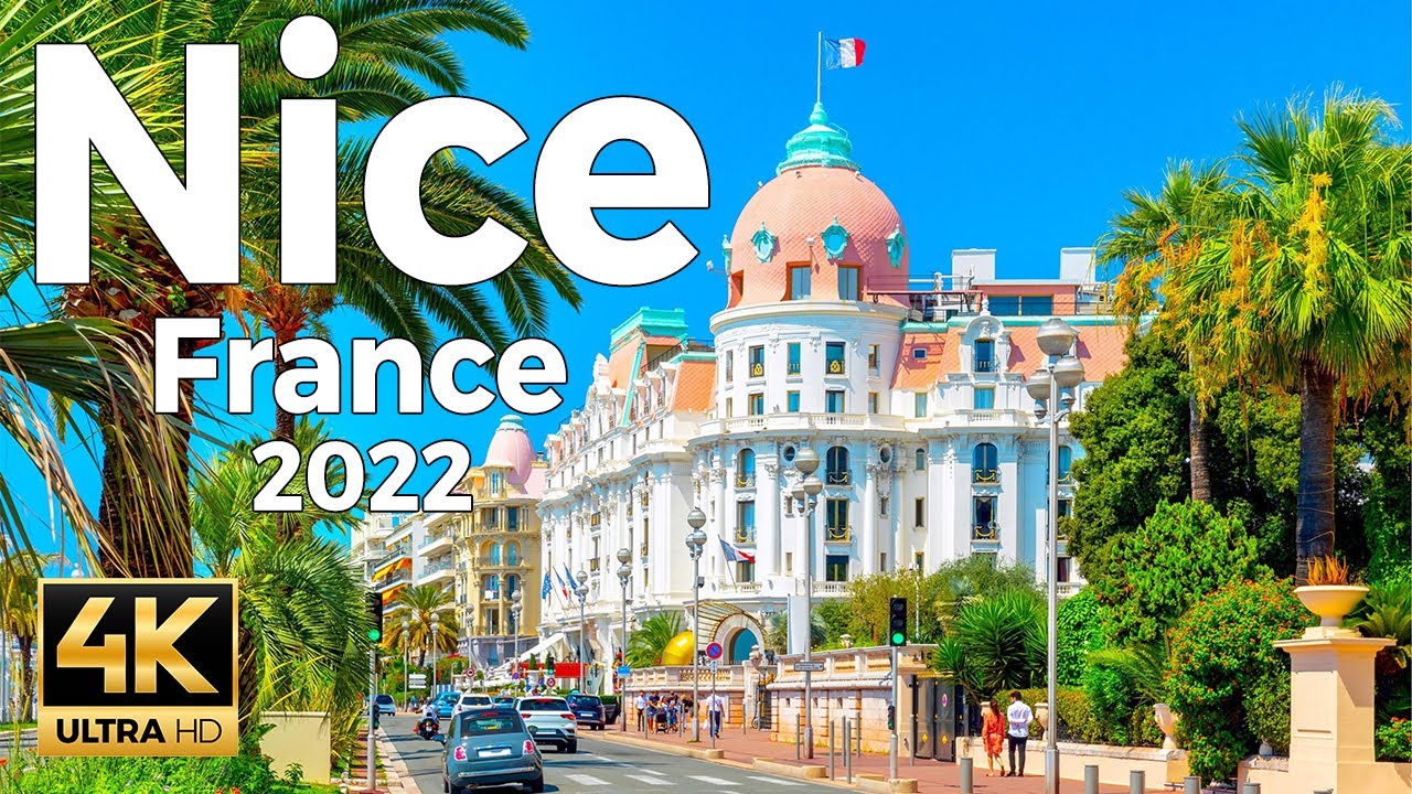 Nice 2022, France Walking Tour (4k Ultra HD 60fps) – With Captions