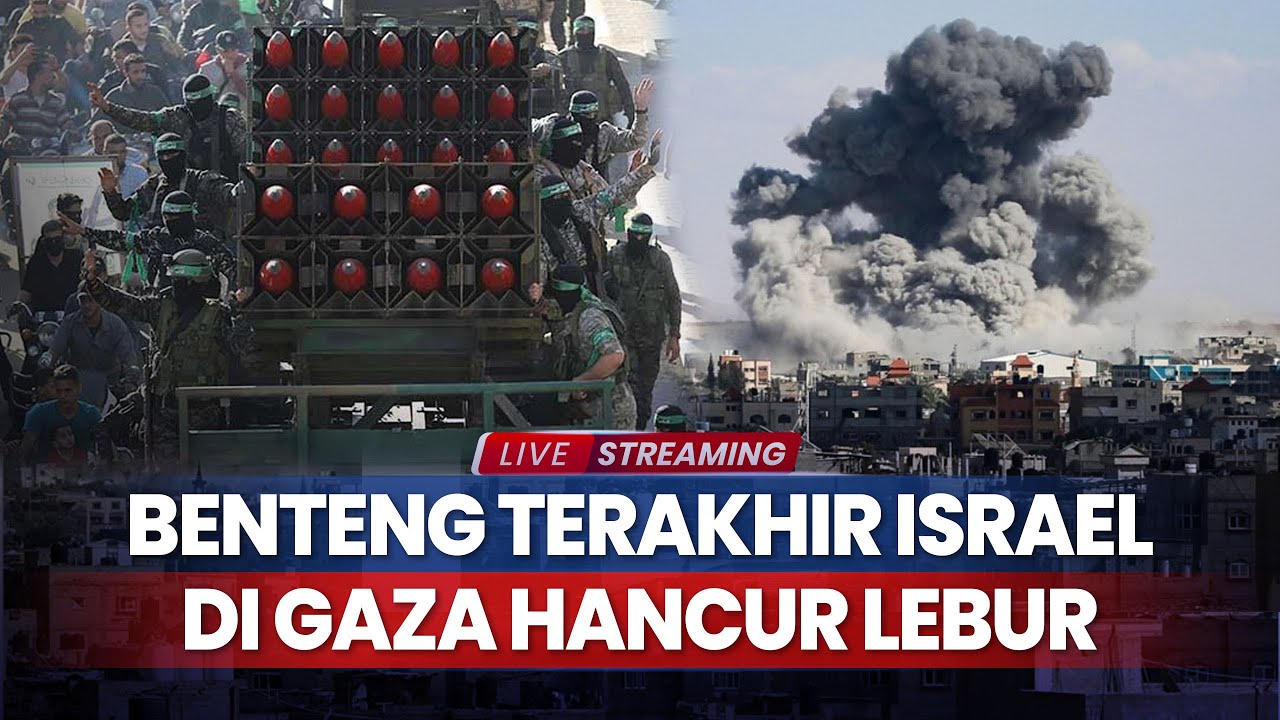 Benteng Terakhir Israel di Gaza Hancur Lebur Dihujani Rudal Hamas