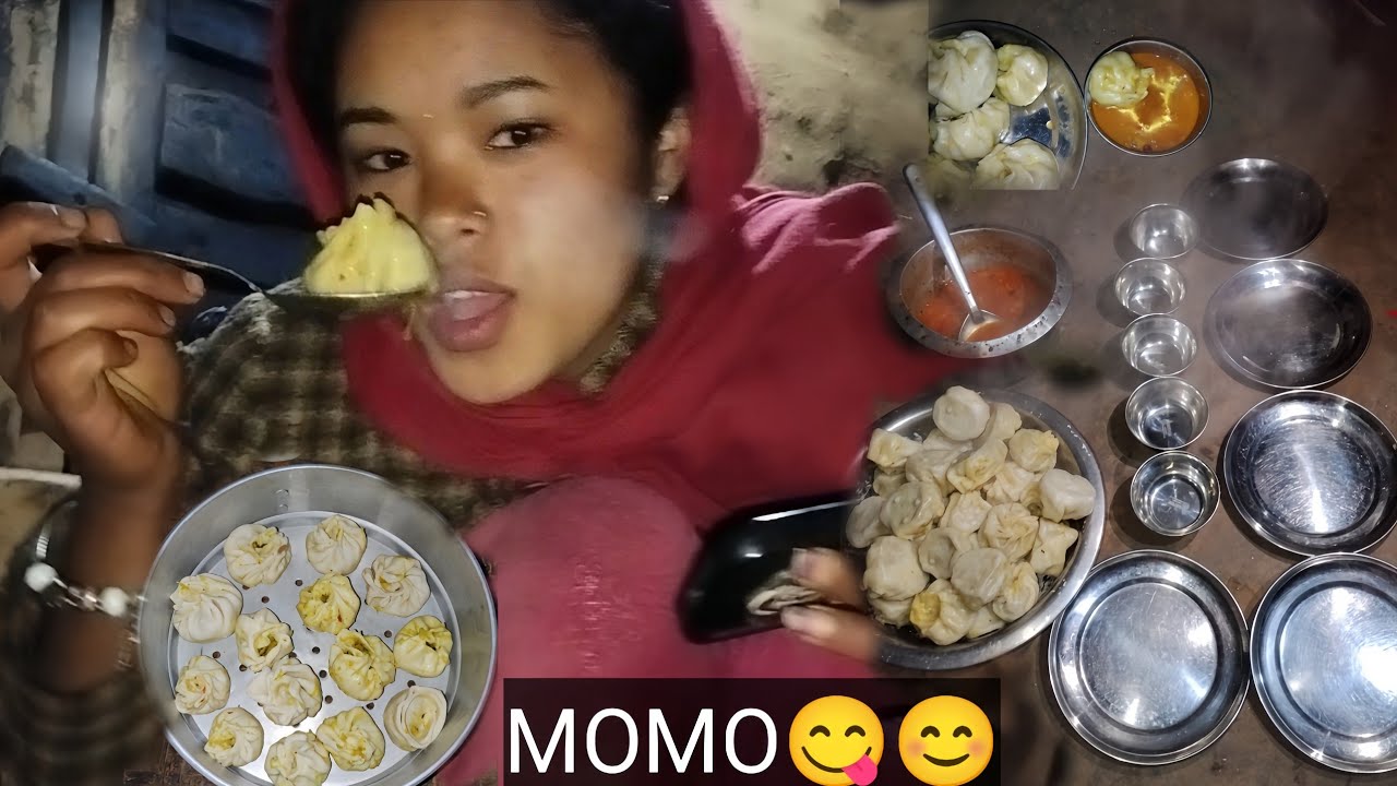 आज चाहिँ  म:म बानाएर खाईयो गाउँले पारामा😋😍||Village life style vlog 