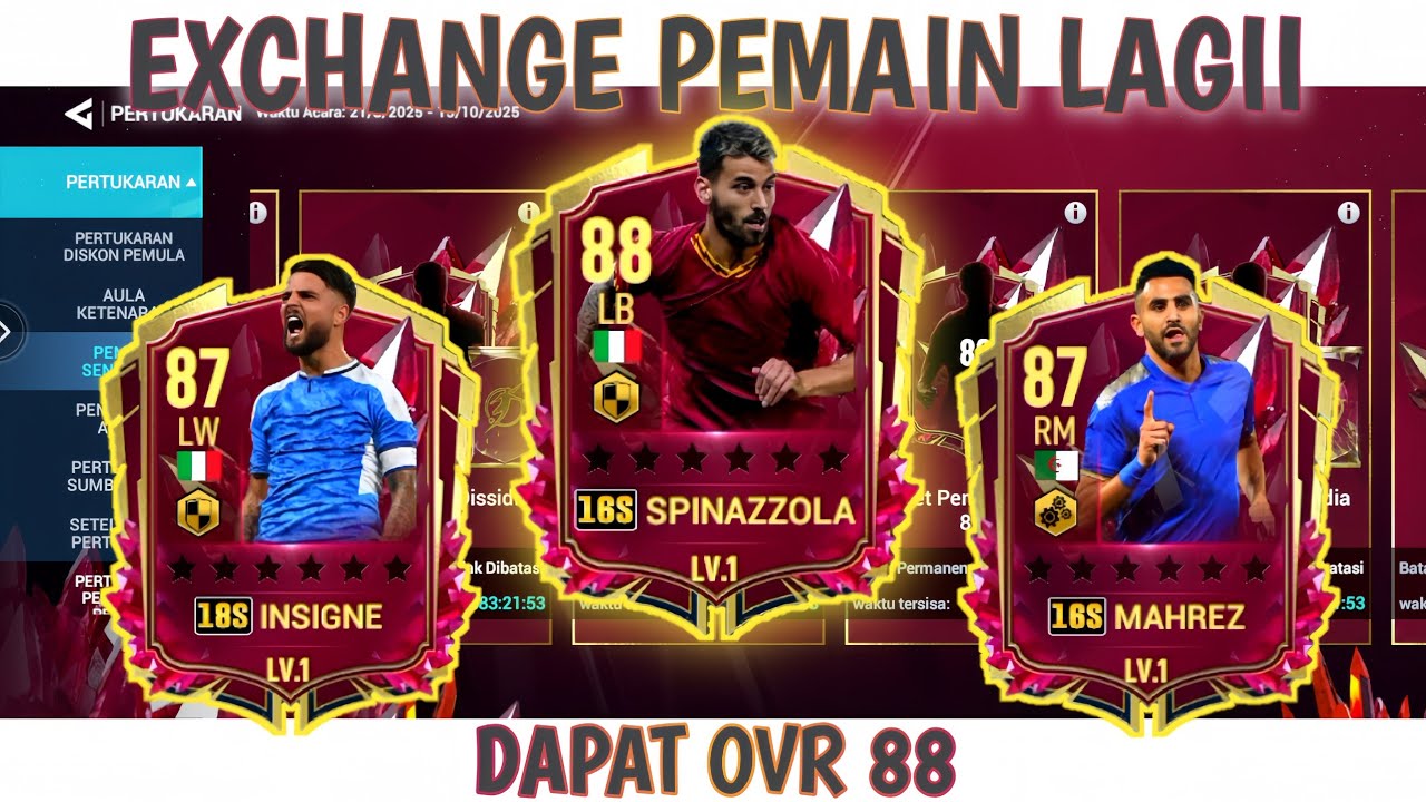AKU EXCHANGE PEMAIN LAGIIIIIII!