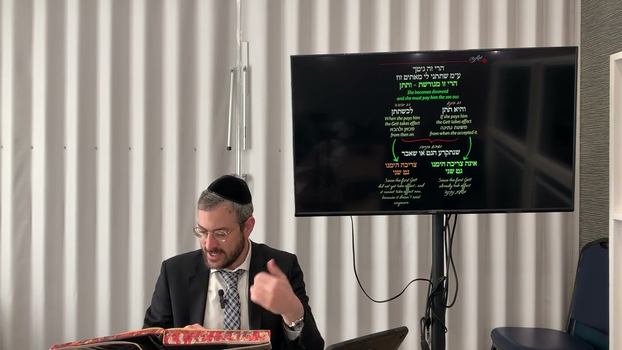 Gitin Daf 74 - Daily Daf by Rabbi Shloimy Schwartzberg - שיעור דף יומי - מסכת גיטין דף ע״ד