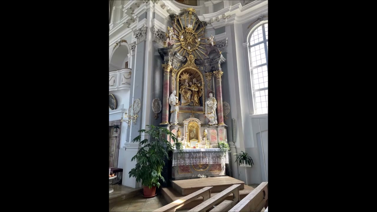 Lechbruck (OAL) - Pfarrkirche Mariä Heimsuchung: Vollgeläut am Freitag um 15 Uhr