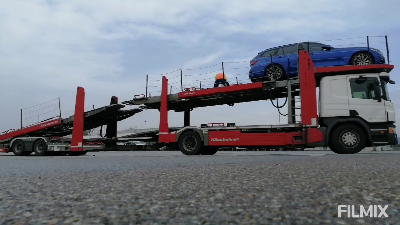 Autotransport - Kassbohrer - Scania - 8x Bmw - Hrabo&scaron;