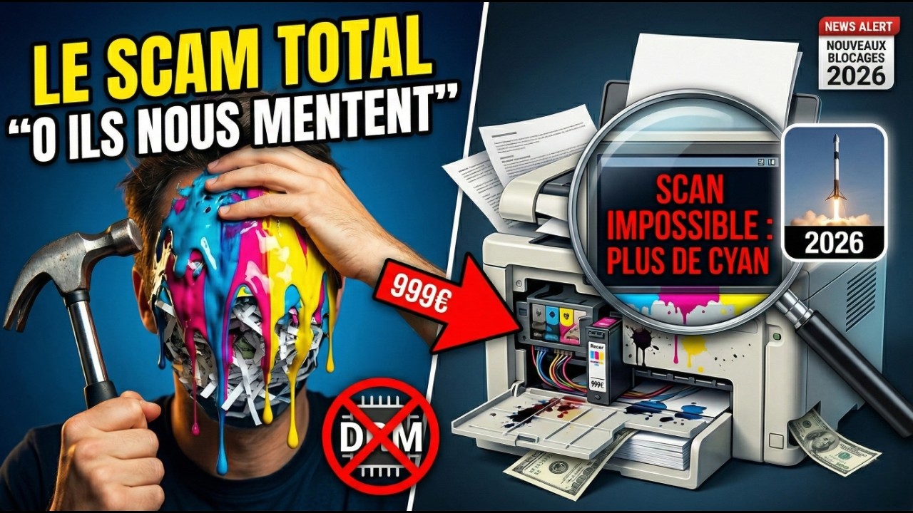 2026 : Pourquoi votre imprimante est-elle encore une ARNAQUE ?