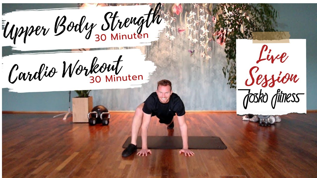 Upper body strength und cardio workout mit Stefan LIVE @ JOSKO FITNESS