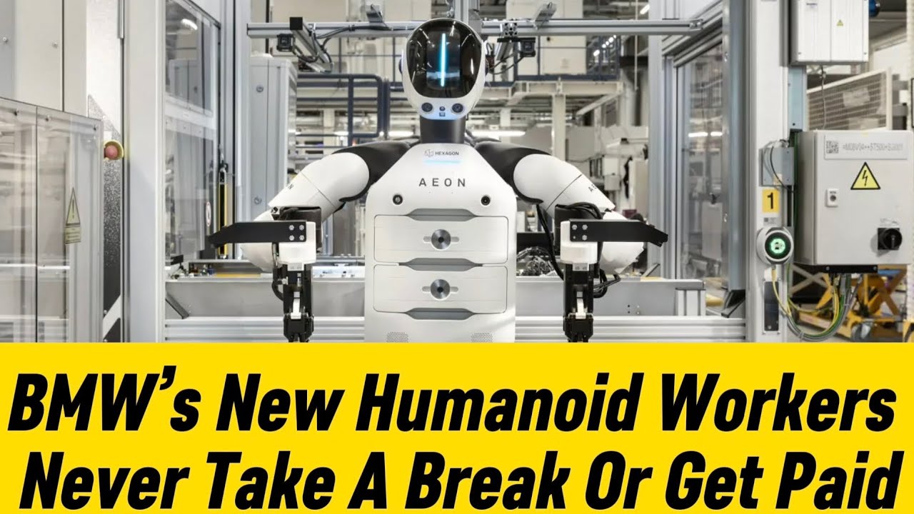 BMW’s New Humanoid Workers Never Take A Break Or Get Paid