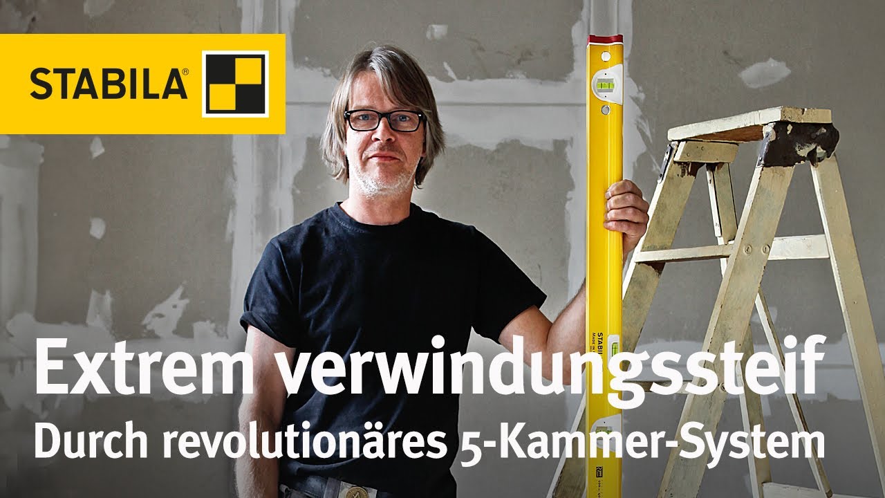 STABILA Wasserwaage Type R 300: Pr&auml;zise, robust und fast unkaputtbar
