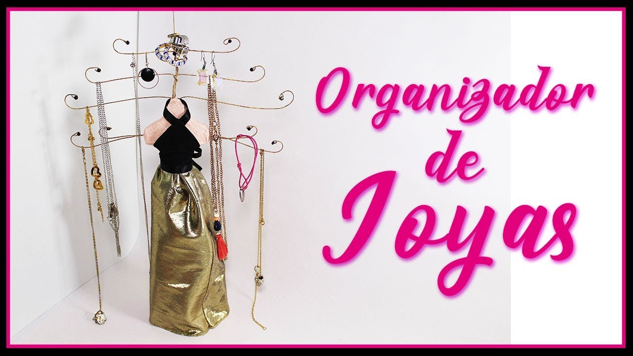 Cómo Hacer un Organizador Para Joyas/  jewellery organizer DIY| Simple y Creativo