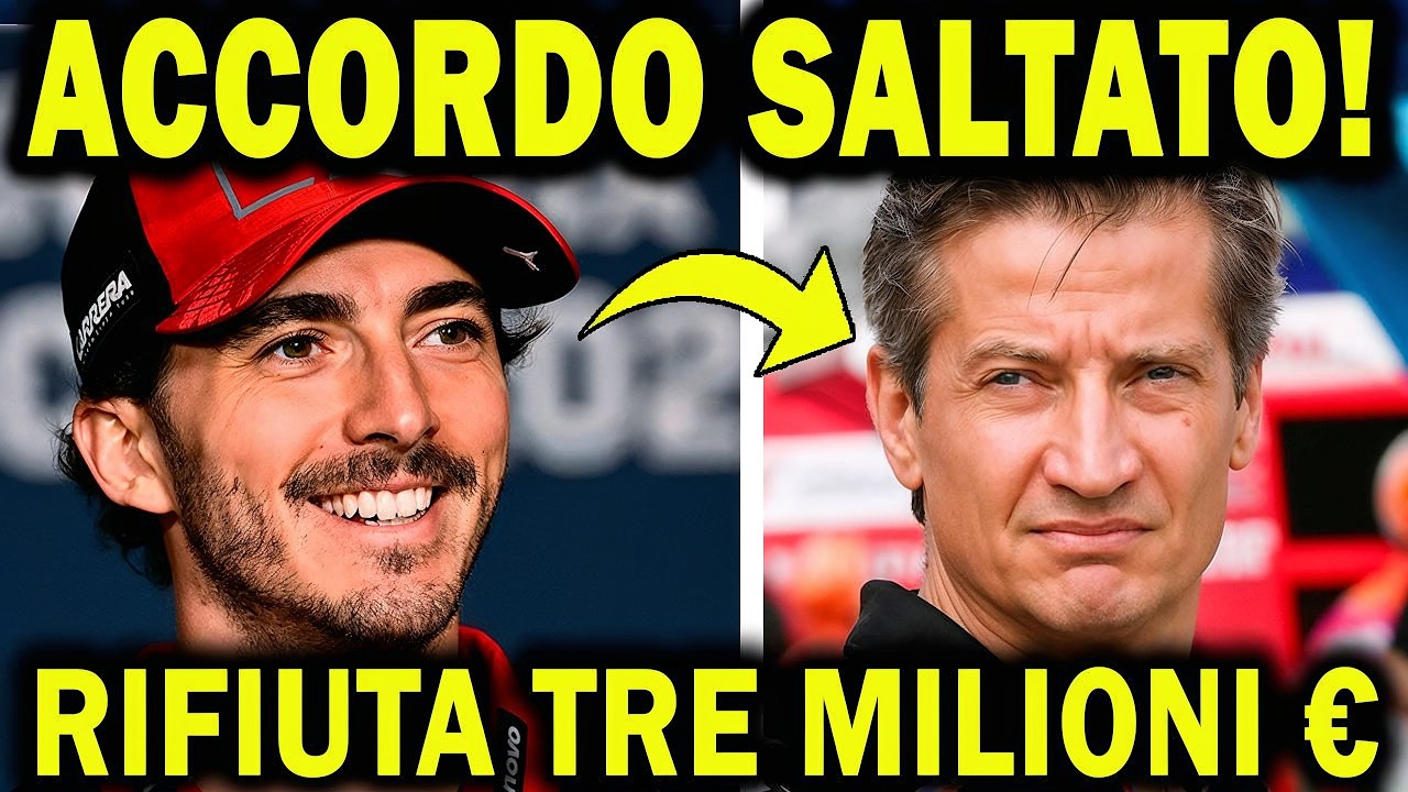 ULTIMA ORA! Bagnaia RIFIUTA TRE MILIONI DI EURO da Aprilia: un ERRORE che può COSTARGLI la  CARRIERA
