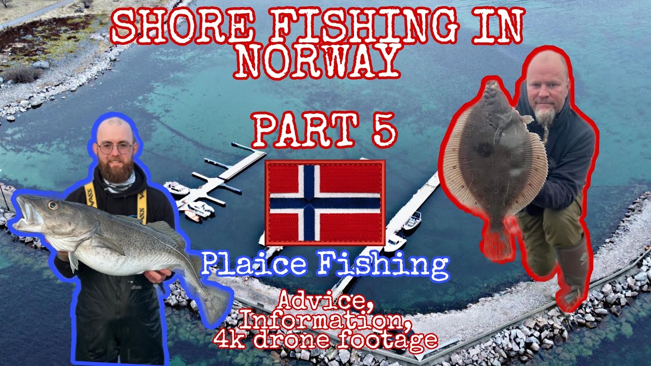 SHORE FISHING IN NORWAY PART 5, PLAICE fishing,4k drone footage & FISH! #4kdrone #Fishing #Plaice