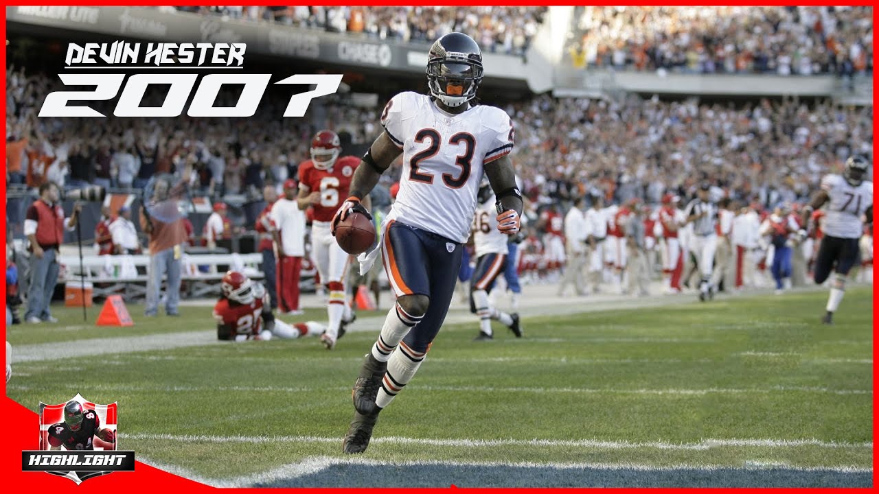 DEVIN HESTER  HIGHLIGHTS 2007 》CHIEFS VS BEARS (WEEK 2) NFL HIGHLIGHTS