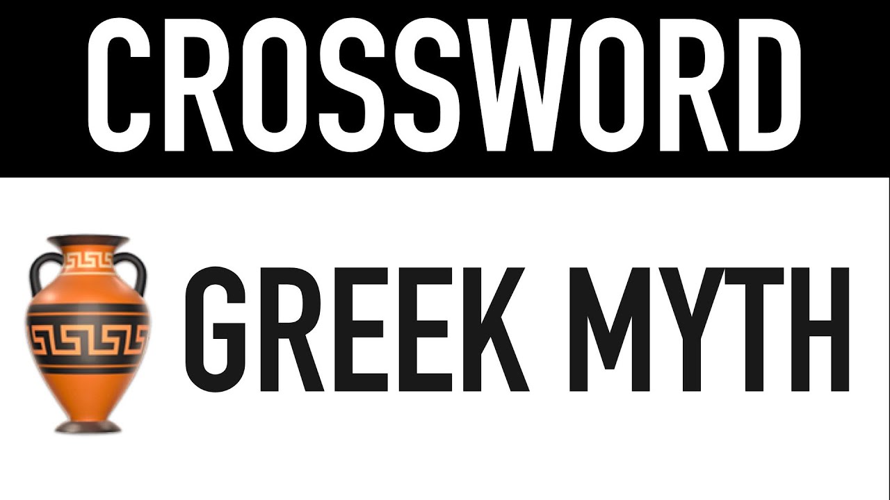 Crossword Puzzles with Answers #9 (10 Greek Myth Gods & Goddesses  Trivia) | Word Games to Play