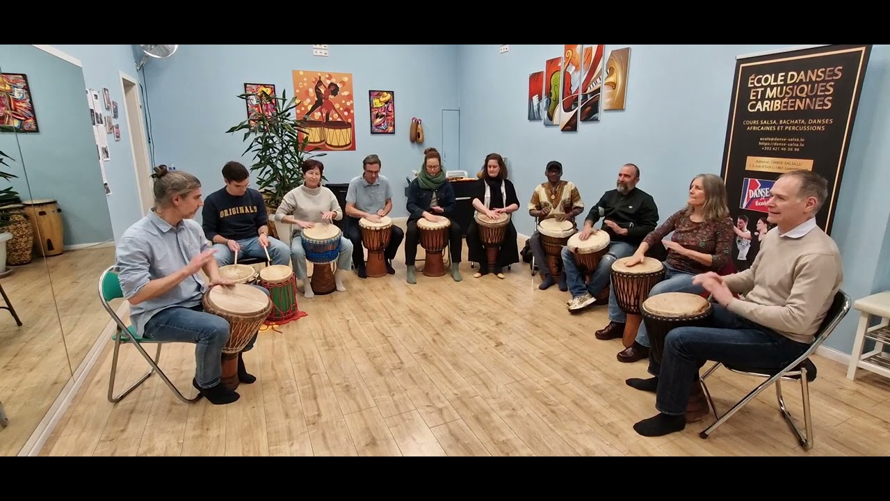 Masterclass djembé avec Marcel