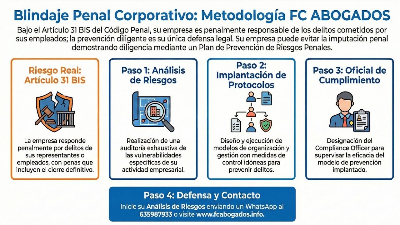 Responsabilidad penal de las personas jurídicas ex artículo 31 BIS del Código Penal: Compliance 