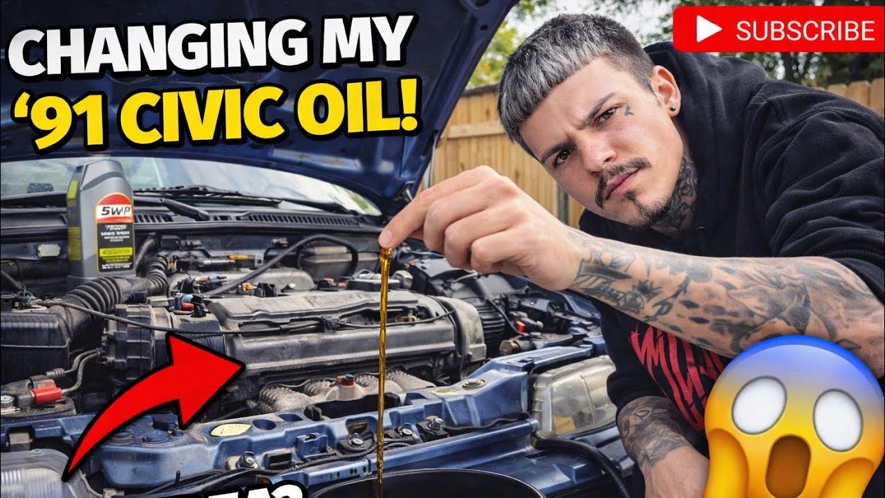 ASMR | Time For An Oil Change - 1991 Honda Civic EF