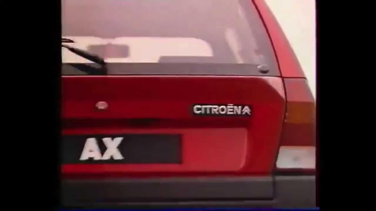 Publicité TV d'époque Citroën AX, Visa, BX - Rebelcar.fr