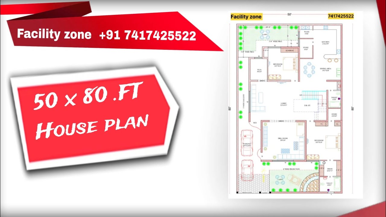 50 x 80 House Design Plans: The Future of Spacious Living