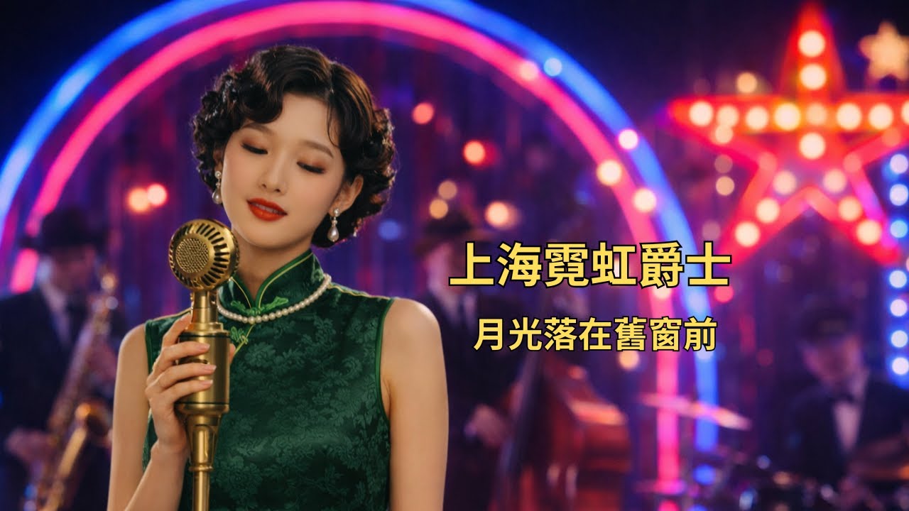 上海霓虹爵士｜月光落在舊窗前｜Neon Shanghai Jazz – Night Paused for Me