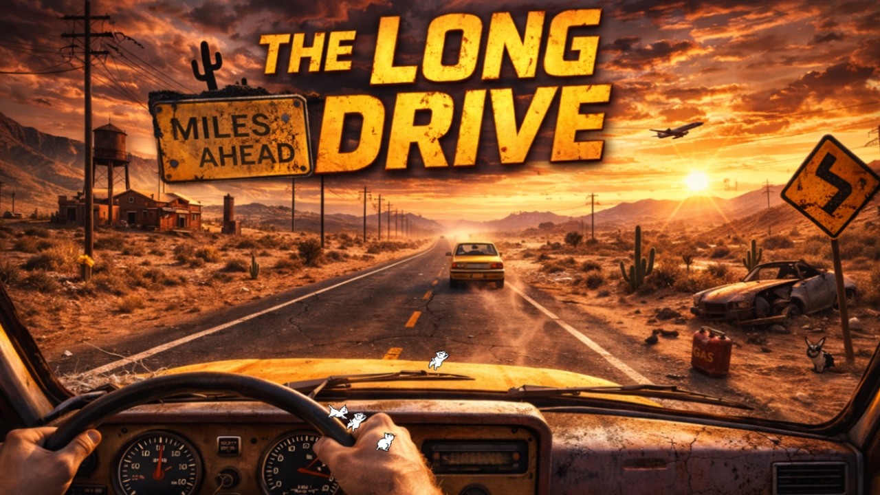 محاكي السفر طويل أطول رحلة في حياتي بالصحراء المرعبة! | The Long Drive