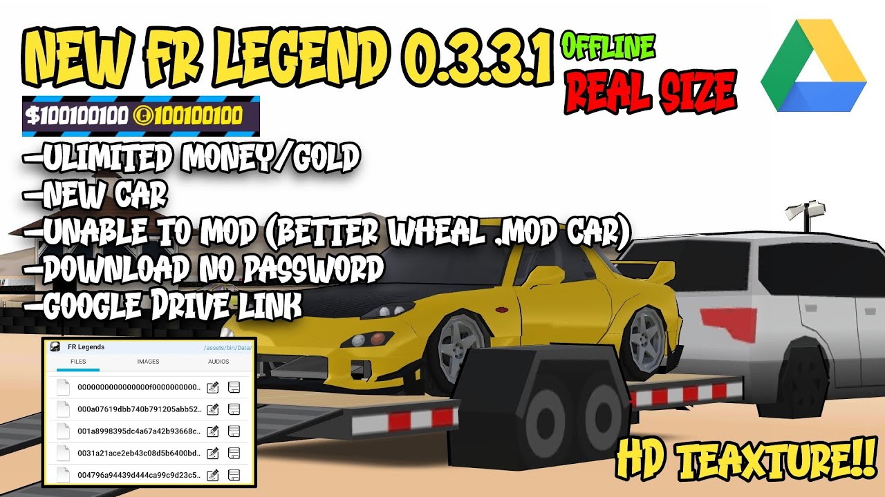 MOD FR LEGEND TERBARU!! bisa pasang mod real size by id project