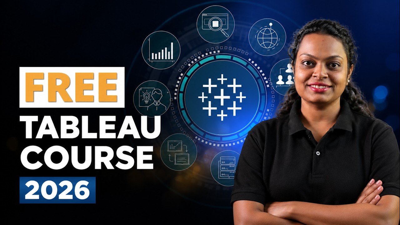 FREE Tableau Masterclass - Data Visualization & Dashboard Tutorial (Full Course)