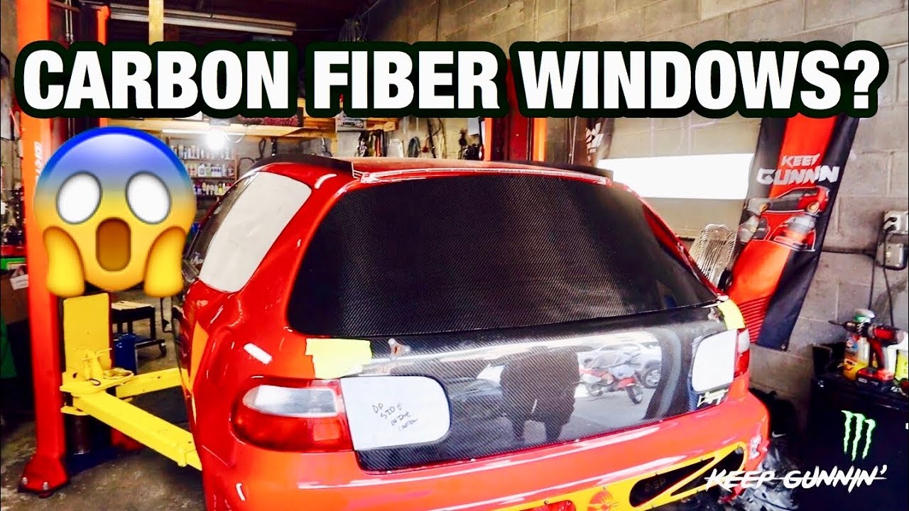 1ST EVER CARBON FIBER WINDOWS!!