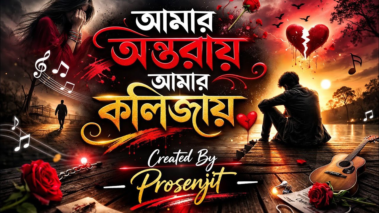Amar Ontoray Amar Kolijay ।। আমার অন্তরায় আমার কলিজায় ২০২৬ সালের নতুন বাংলা গান যা একাকী শুনবেন