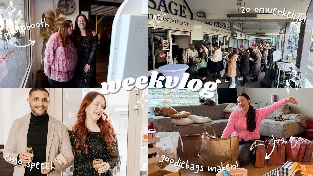 De meest speciale dag 🥺 wat zat er in de goodiebags? | Weekvlog #240 REBECCA DENISE