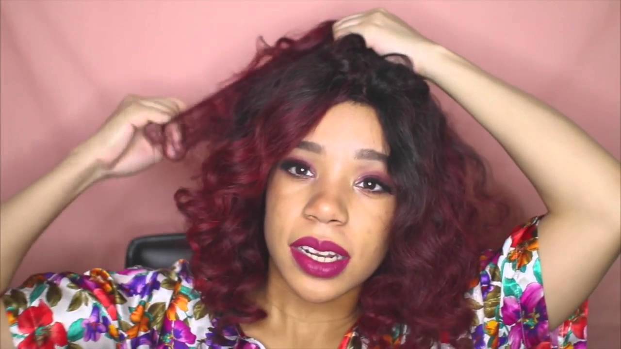 Real Customer--HEATLESS, QUICK & EASY Curly Hair Routine Tutorial   WowAfrican FLW15 Full Lace Wig