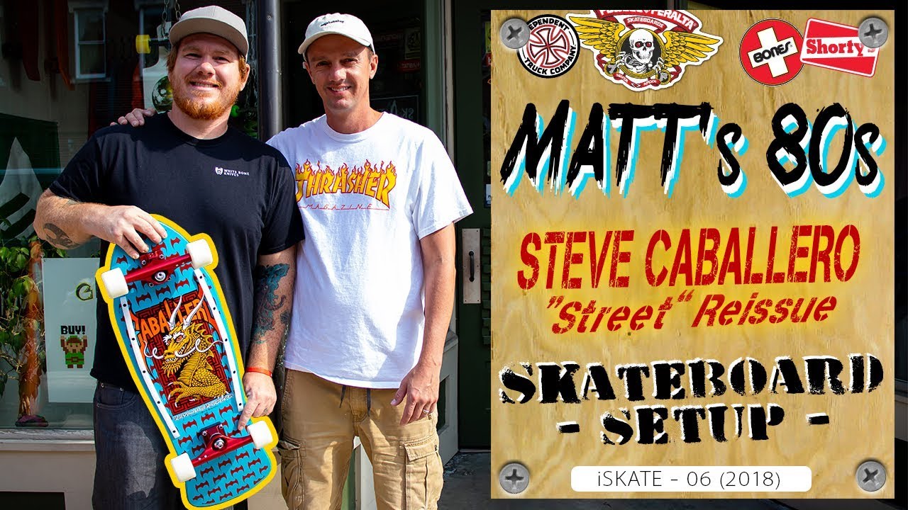 Переиздание скейтборда Matt's Powell Peralta Steve Caballero 80-х годов 2018 года