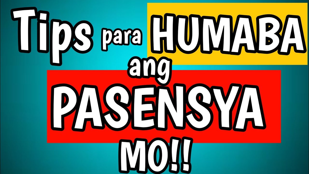 Paano Magkaroon ng Mahabang Pasensya?