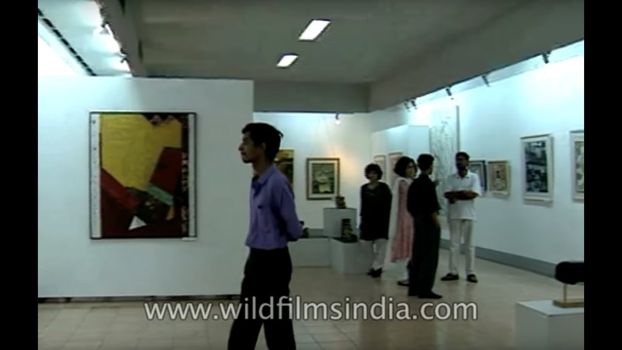 Art exhibition by Manjit Bawa at All India Fine Arts and Crafts Society