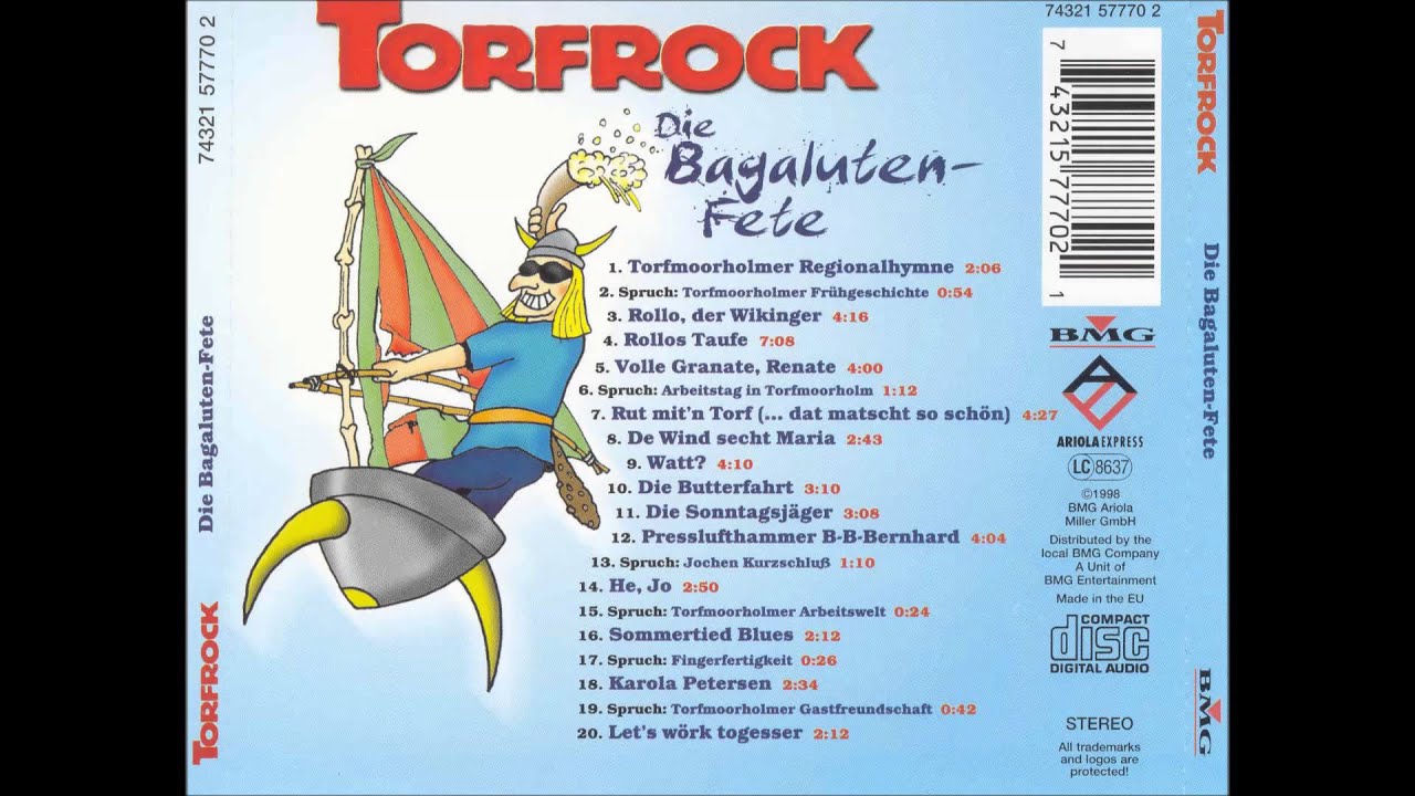 Torfrock geb ma ne Buddl Rum