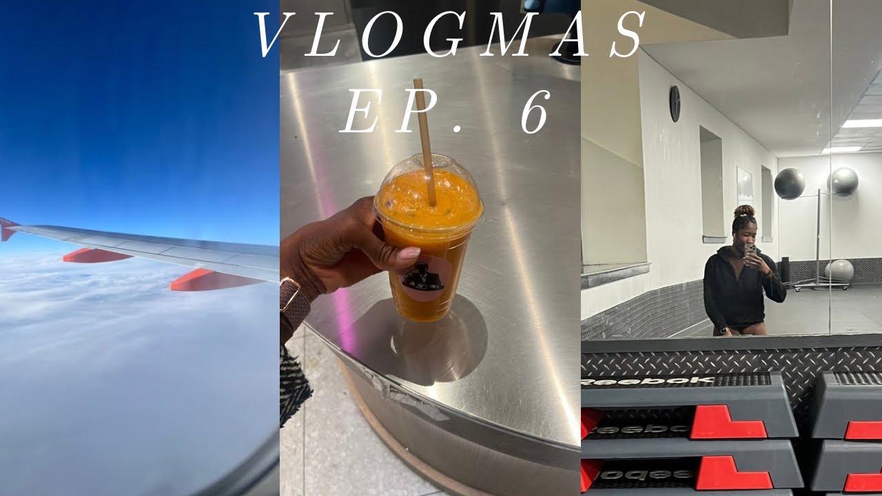 VLOGMAS EP. 6 | Airport Security Argument Over a Water Bottle ✈️ London Stansted to Foggy Glasgow
