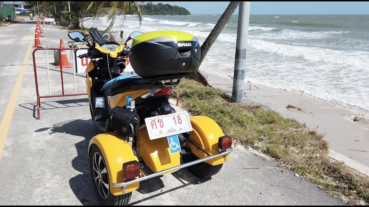 7 Thailand Trike Küstenstraße Handicap Hua Hin