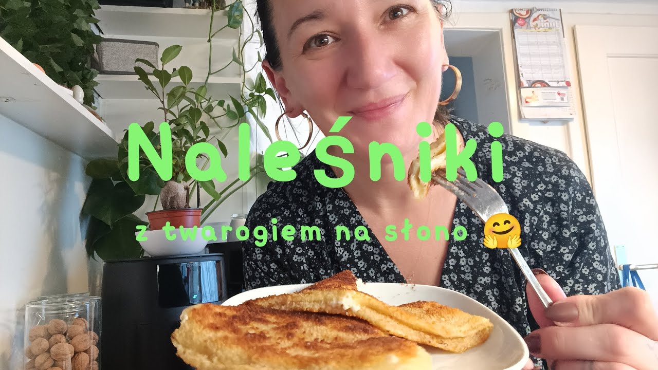 pyszne i tanie Naleśniki z twarogiem na słono 🤗smak mojego dzieciństwa 🥰